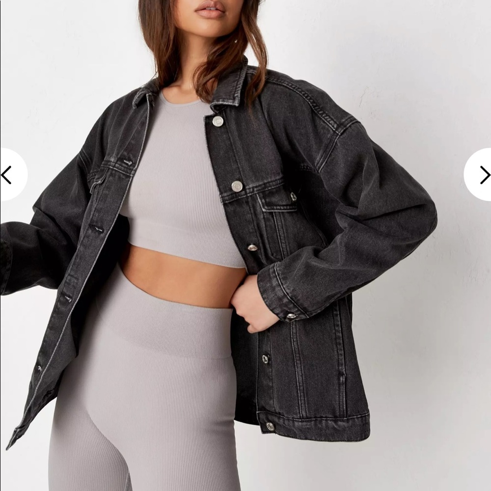 Denim black jacket